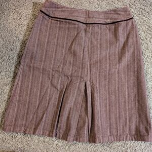 Stylish Brown Skirt with Black Detail